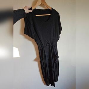 All Saints "Zoe Yunao" Black Dress